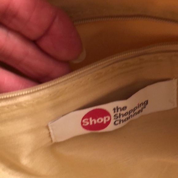 VINTAGE BAG STAW LOOK BROWN FAUX LEATHER TRIM TSC SNAP CLOSURE - #OS012 - Picture 3 of 14